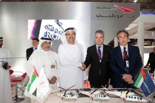 Abu Dhabi Aviation to Acquire 15 AgustaWestland Helicopters