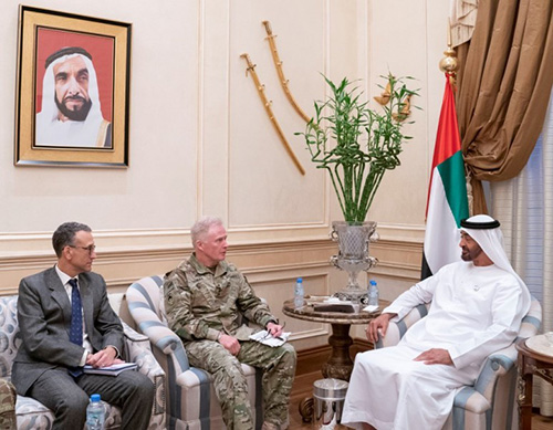 Abu Dhabi Crown Prince Meets Commander of US Special Operations Command
