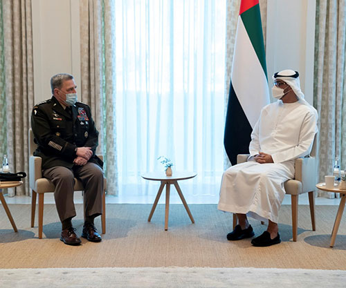 Abu Dhabi Crown Prince Receives Chairman of U.S. Joint Chiefs of Staff