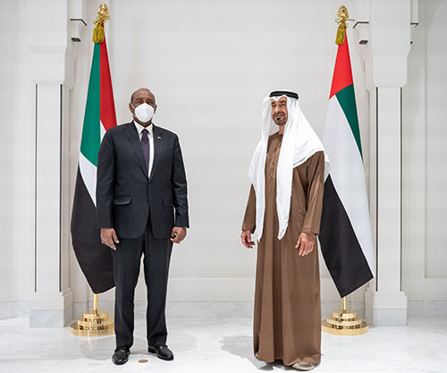 Abu Dhabi Crown Prince Receives Sudan’s Head of Transitional Military Council