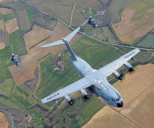 Airbus A400M Conducts Major Helicopter Refueling Certification Campaign