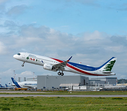 Airbus Delivers Third A320neo to Middle East Airlines