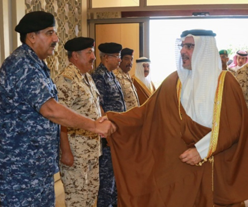 Bahrain’s Crown Prince Visits Defense Force General Command