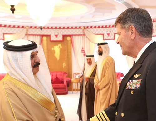 Bahrain’s King Meets US Vice Chief of Naval Operations