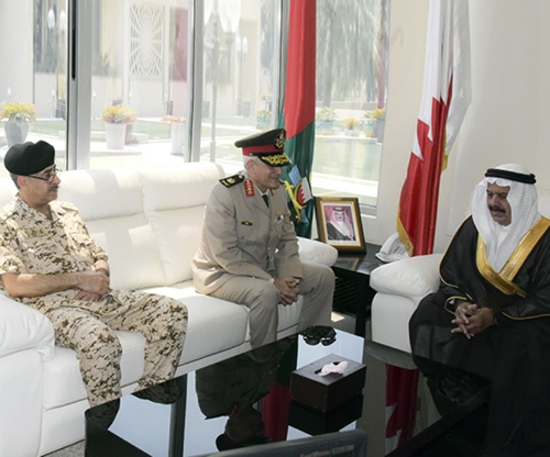 Bahrain Receives Egyptian Military Delegation 