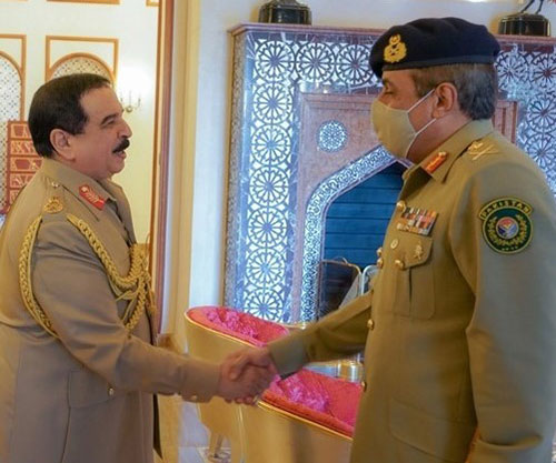 Bahrain Receives Pakistan’s Joint Chiefs of Staff Committee Chairman 