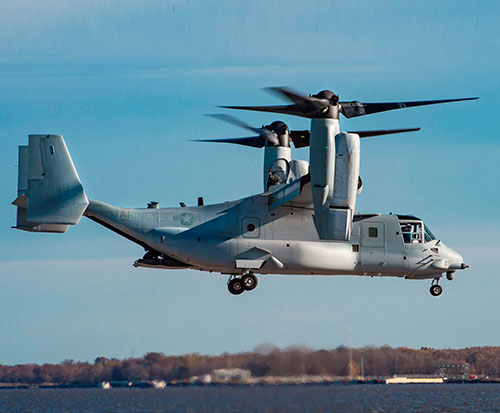 Bell Boeing Delivers First Modified Osprey to US Marine Corps