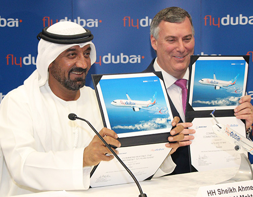 Boeing, flydubai Sign Historic Deal for 225 737 MAX Airplanes