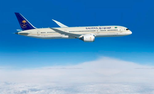 Boeing Delivers First 787 Dreamliner to Saudia