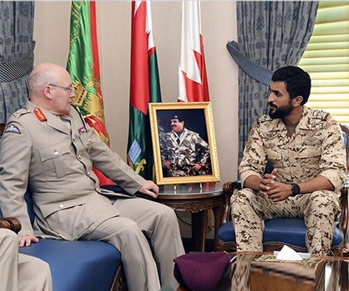 British Senior Defense Advisor to Middle East Visits Bahrain