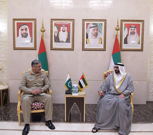 Chairman Joint Chiefs-of-Staff of Pakistan Army Visits UAE