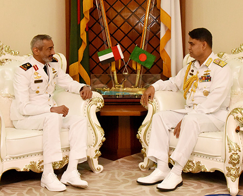 Commander of UAE Naval Forces Visits Bangladesh 
