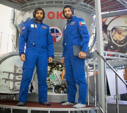 Crown Prince of Dubai Praises UAE’s Two Astronauts 