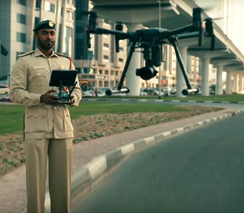 Dubai Police Use Drones to Boost Coronavirus Precautionary Measures