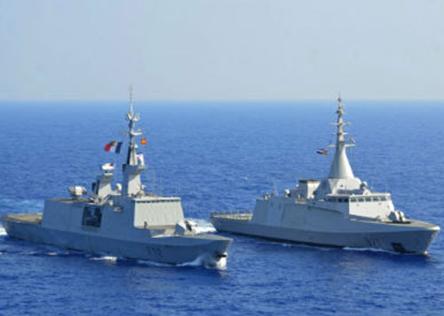 Egyptian, French Naval Forces Conduct Maritime Training Exercise