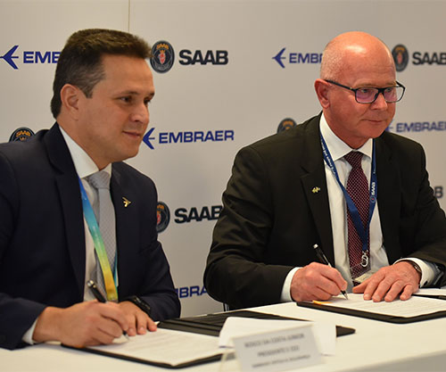 Embraer, Saab Sign MoU for Business Development & Engineering Opportunities