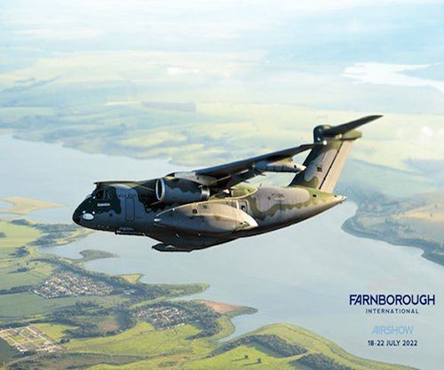 Embraer Showcases its Commercial, Defense & UAM Solutions at Farnborough Airshow