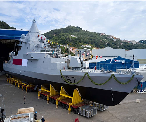 Fincantieri Delivers Second Offshore Patrol Vessel to Qatar
