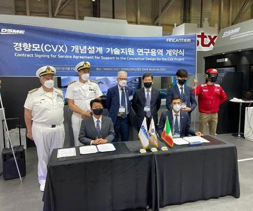Fincantieri to Support Daewoo in Conceptual Design of New Korean Aircraft Carrier