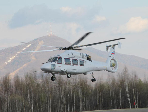 First Prototype of Multirole Ka-62 Helicopter Takes to the Air