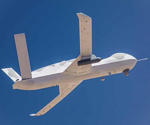 GA-ASI Avenger Equipped with Legion Pod Autonomously Follows Target Aircraft 