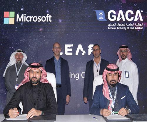 GACA Signs MoUs in Smart Flight Technology with Huawei, Microsoft, Oracle 