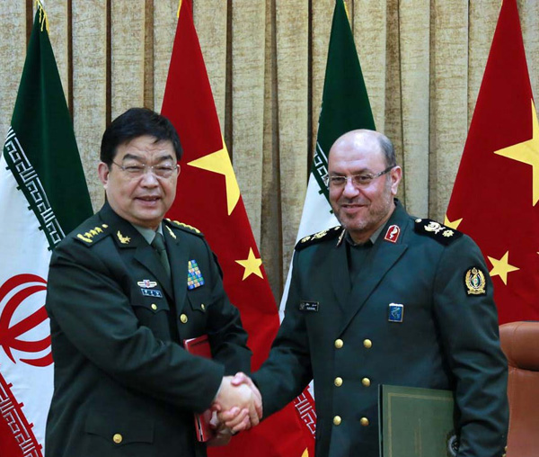Iran, China Sign Defense-Military Agreement