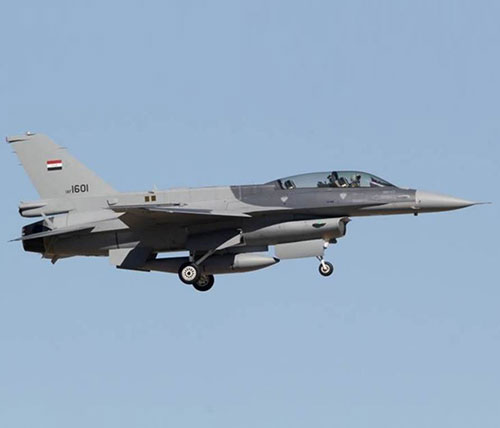 Iraqi F-16 Fighter Jet Carries Out First Joint Air Mission