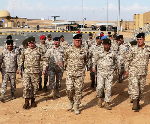 Jordanian Army Chief Visits Sheikh Mohammad bin Zayed Training City