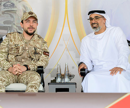 Jordanian Crown Prince Attends Joint Tactical Military Drill in Abu Dhabi
