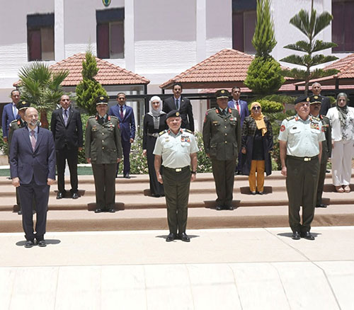 Jordanian King Attends National Defence College Graduation Ceremony