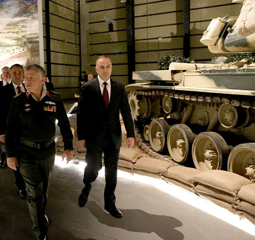 Jordanian King Inaugurates Royal Tank Museum 