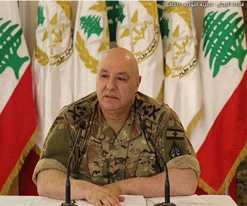 Lebanese Army Commander Hails Qatar’s Support of His Country’s Military Institutions