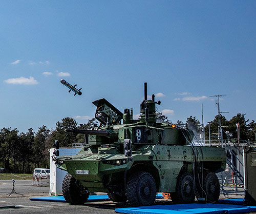MBDA, Nexter Participate in First Firing of MMP from Jaguar Armored Vehicle