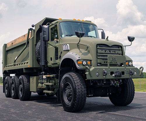 Mack Defense Presents First Production M917A3 Heavy Dump Trucks to U.S. Army