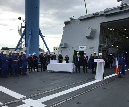 Naval Group Hosts French Armed Forces Minister at Lorient Shipyard