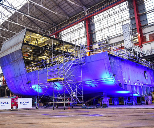 Naval Group Lays Keel of First Defense & Intervention Frigate (FDI)