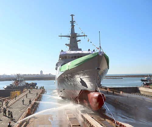 Navantia Launches 5th Corvette for Royal Saudi Naval Forces