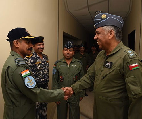 Omani, Indian Air Forces Launch Joint Military Exercise