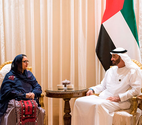 Pakistani Minister of Defense Production Visits UAE