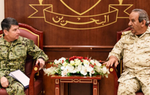 Bahrain Defense Chief Receives US 5th Fleet Commander