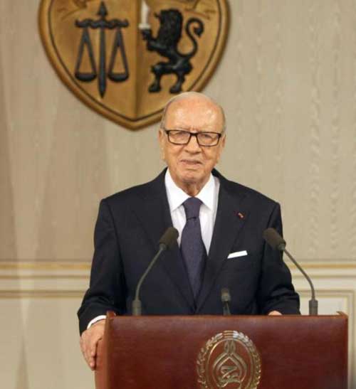 Tunisian President Receives Arab Interior Ministers 