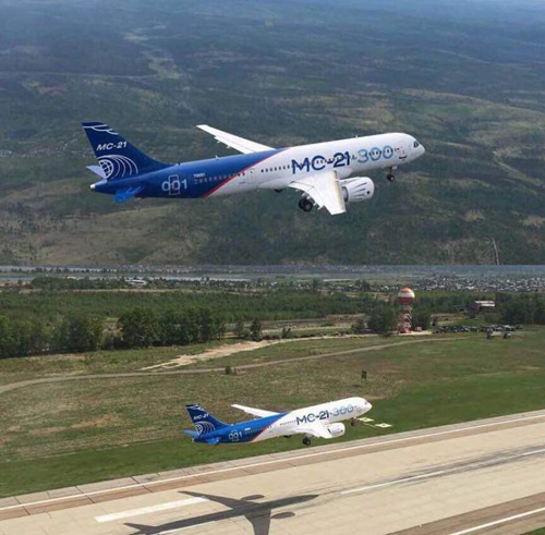 Russia’s MC-21 Passenger Plane Completes Maiden Flight