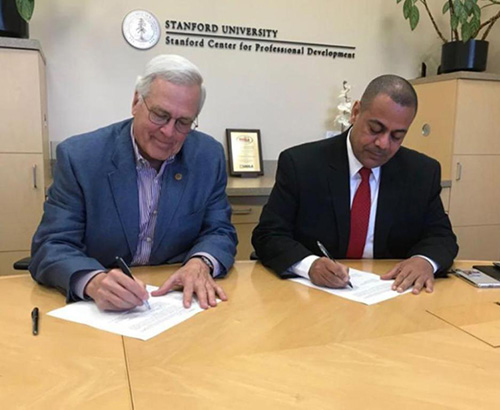 Prince MBS College of Cybersecurity, Stanford University Sign MoU