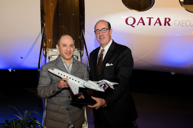 Qatar Airways Receives First Gulfstream G650ER Aircraft
