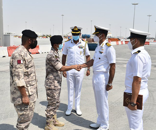 Qatari, Indian Naval Forces Conduct Maritime Exercise