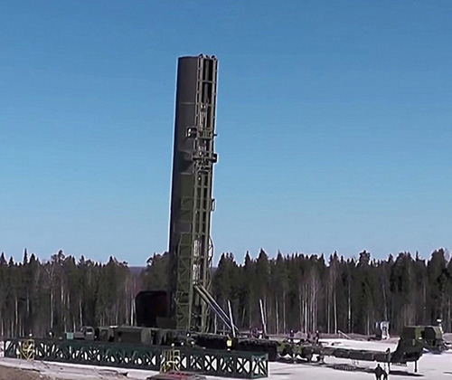Russia Completes Infrastructure for Deploying Sarmat ICBMs