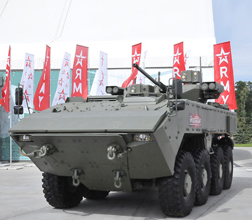Russia Starts Promoting Export Version of Boomerang Universal Combat Platform