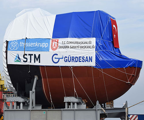 STM Delivers First Submarine Torpedo Tube Sections Produced in Turkey
