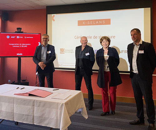 Safran, University of Limoges, CNRS, National Research Agency Inaugurate Joint X-SELANS Lab